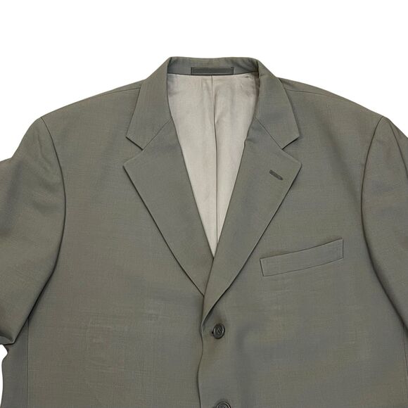 Tallia UOMO Sports Blazer Jacket Men's 44R Tan 3 Button Single Breasted Suit USA - Picture 11 of 15